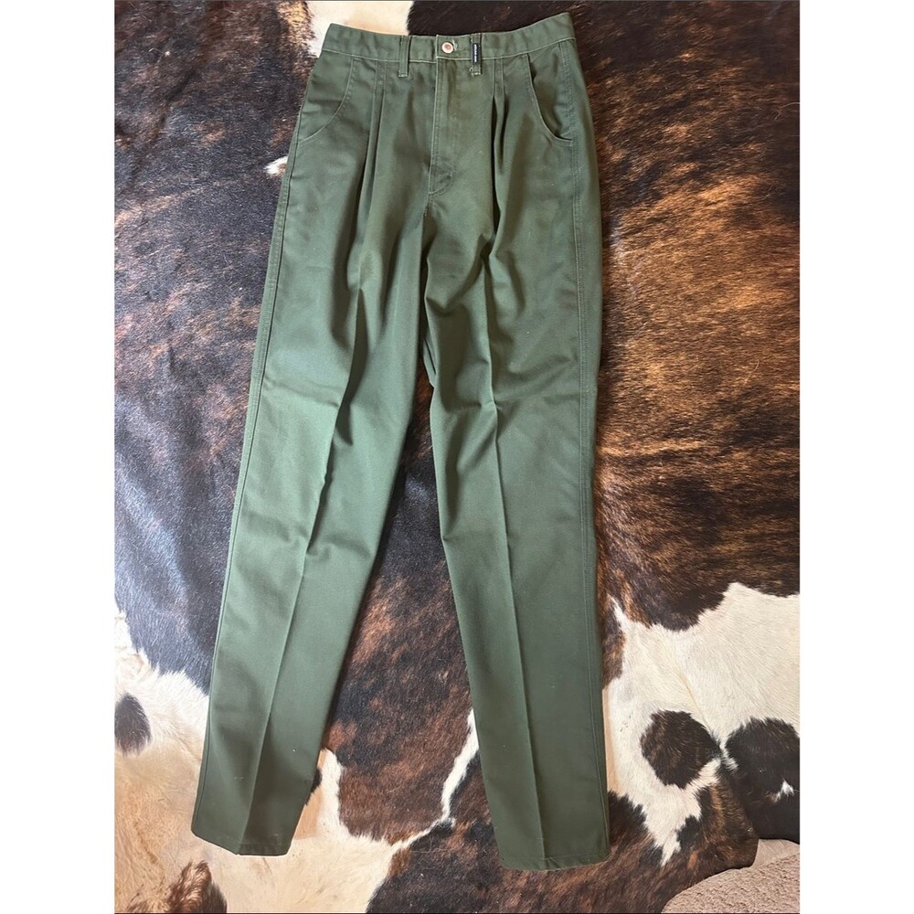 Rockies Bareback Olive Green Western Pants, Cotton Western Jeans, 11/12 X-Long